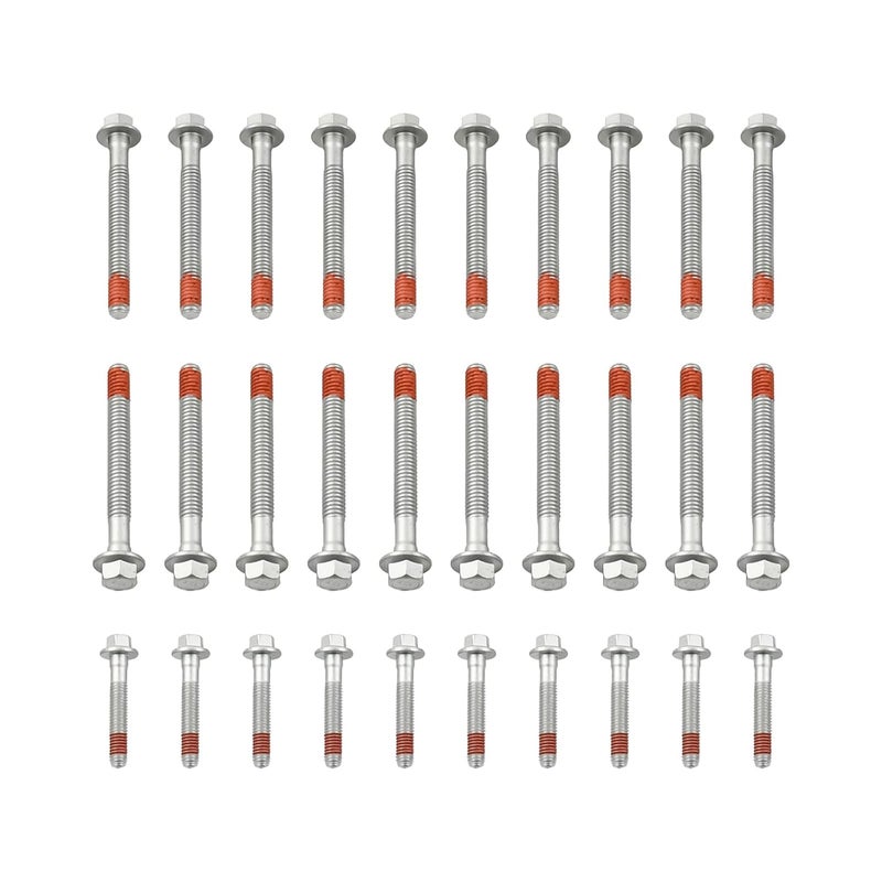 BIGREAT Engine Cylinder Head Bolt Set Compatible with Cadillac Escalade CTS Chevrolet Suburban Express 4500 Replaces# ES72390 Pack of 2 - Image 1
